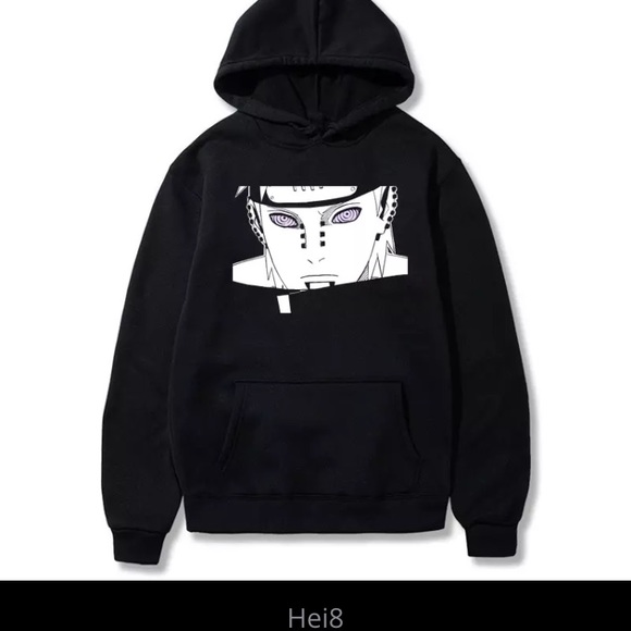 None Other - Black Naruto Harajuku unisex hoodie Size XL